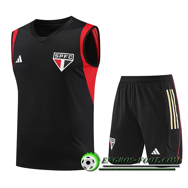 Ensemble Training Debardeur + Shorts Sao Paulo FC Noir 2023/2024