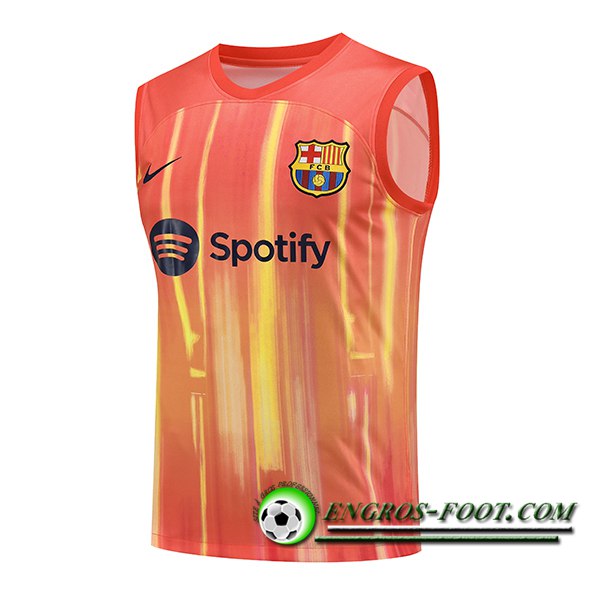 Training Debardeur FC Barcelone Orange 2023/2024