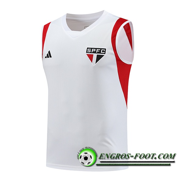 Training Debardeur Sao Paulo FC Blanc 2023/2024 -02