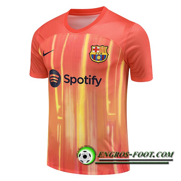 Training T-Shirts FC Barcelone Orange 2023/2024