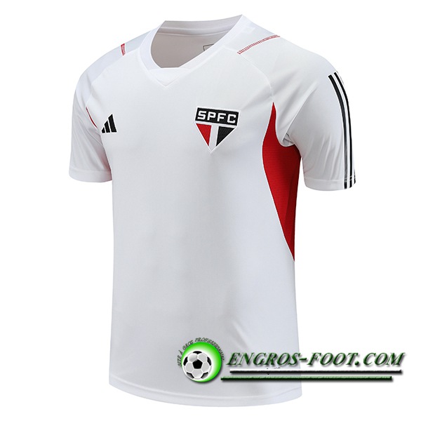 Training T-Shirts Sao Paulo FC Blanc 2023/2024 -02