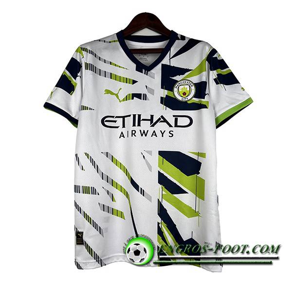 Training T-Shirts Manchester City Blanc 2023/2024