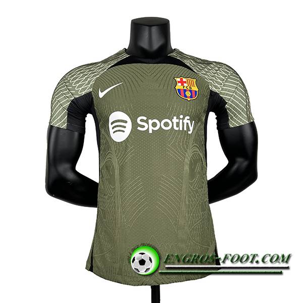 Training T-Shirts FC Barcelone Vert 2023/2024 -02