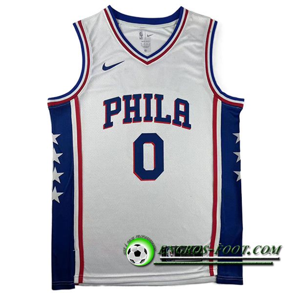 Maillot Philadelphia 76ers (MAXEY #0) 2023/24 Blanc