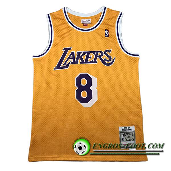 Maillot Los Angeles Lakers (BRYANL #8) 2023/24 Jaune