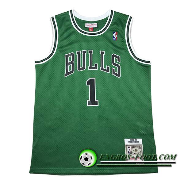 Maillot Chicago Bulls (ROSE #1) 2023/24 Vert