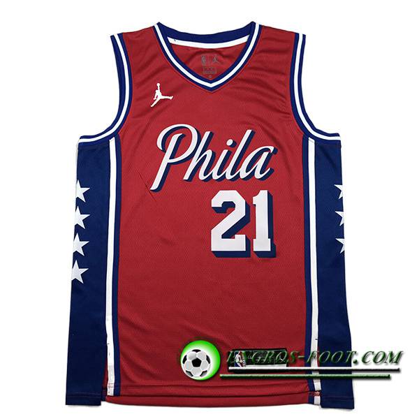 Maillot Philadelphia 76ers (EMBIID #21) 2023/24 Rouge