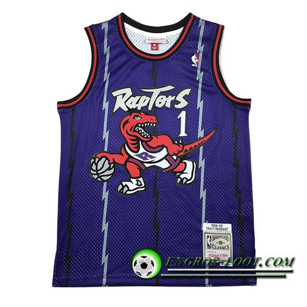 Maillot Toronto Raptors (MCGRADY #1) 2023/24 Pourpre