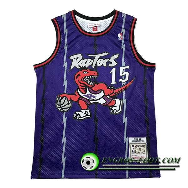 Maillot Toronto Raptors (CARTER #15) 2023/24 Pourpre