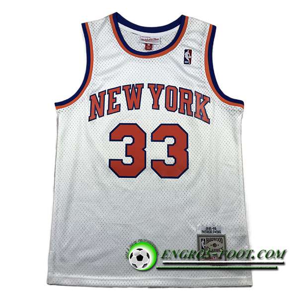 Maillot New York Knicks (EWING #33) 2023/24 Blanc