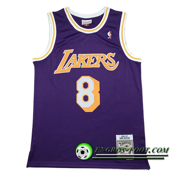 Maillot Los Angeles Lakers (BRYANT #8) 2023/24 Pourpre