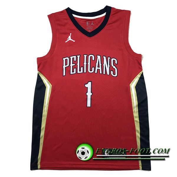 Maillot New Orleans Pelicans (WILLIAMSON #1) 2023/24 Rouge