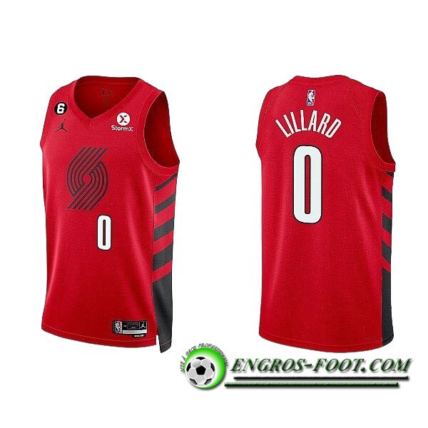 Maillot Portland Trail Blazers (LILLAED #0) 2023/24 Rouge