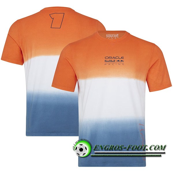 T-Shirt F1 RedBull Racing Team Orange/Blanc/Bleu 2023