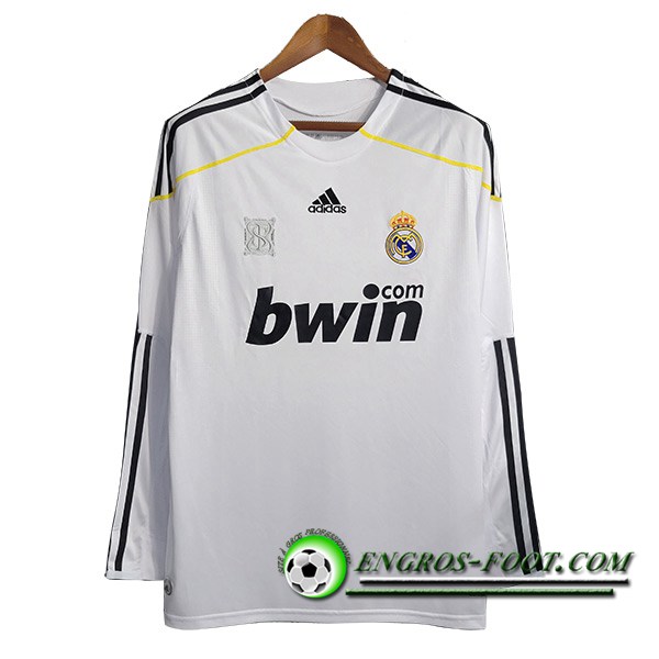 Maillot de Foot Real Madrid Retro Domicile Manches Longues 2009/2010