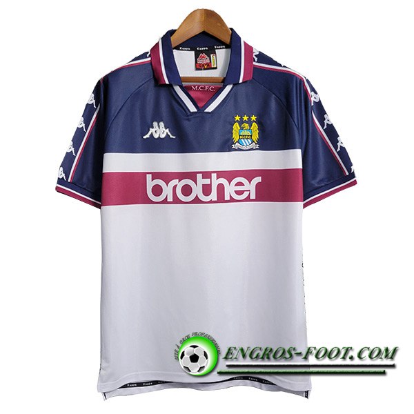 Maillot de Foot Manchester City Retro Exterieur 1997/1998