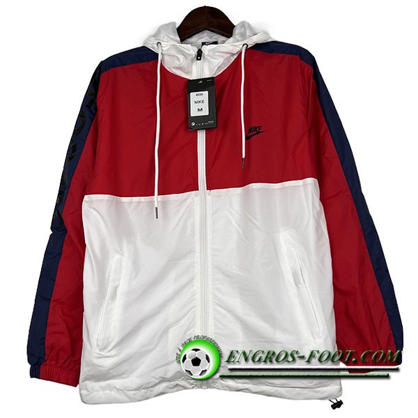 Coupe-Vent Nike Rouge/Blanc 2023/2024