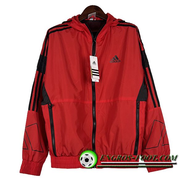 Coupe-Vent Adidas Rouge 2023/2024