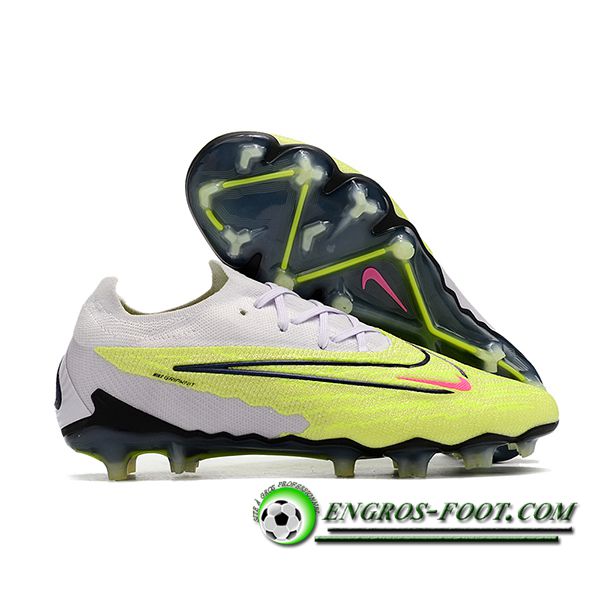 Nike Chaussures de Foot Phantom GX Elite FG Vert/Blanc