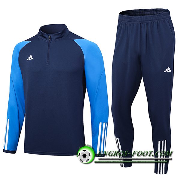 Ensemble Survetement de Foot Adidas Bleu Marine 2023/2024