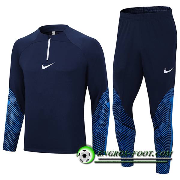 Ensemble Survetement de Foot Nike Bleu Marine 2023/2024 -02