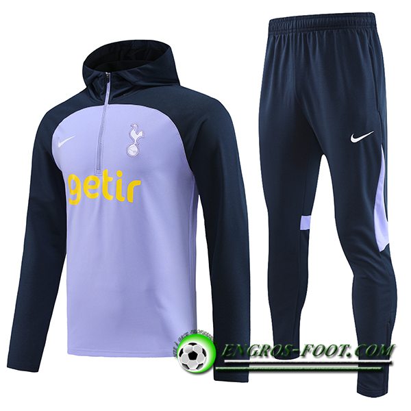 Ensemble Survetement Veste A Capuche Tottenham Hotspur Pourpre 2023/2024