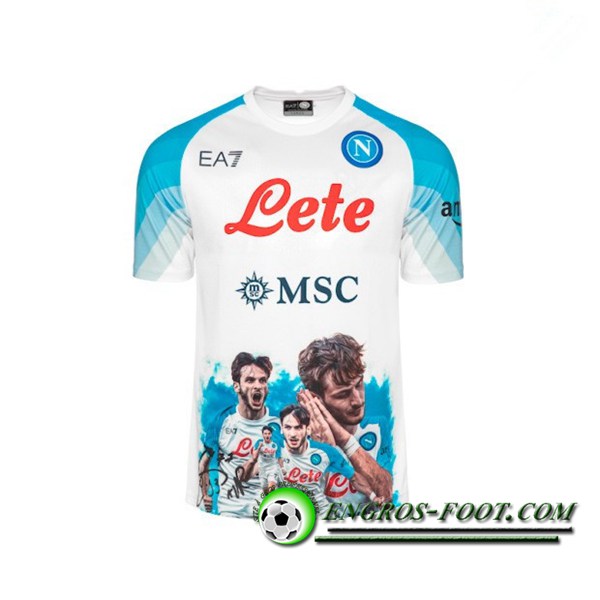 SSC Naples Face Game Kvaratskhelia Match Shirt 2022/2023