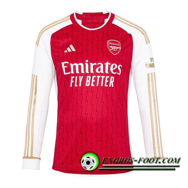 Nouveau Maillot de Foot Arsenal Domicile Manche Longue 2023/2024