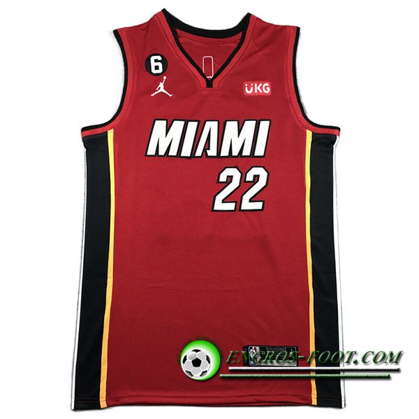 Maillot Miami Heat (BUTLER #22) 2023/24 Rouge -02