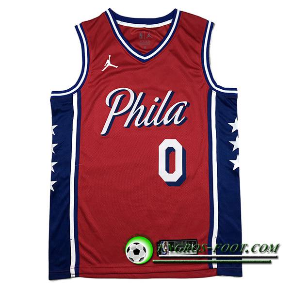 Maillot Philadelphia 76ers (MAXEY #0) 2023/24 Rouge