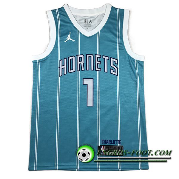 Maillot Charlotte Hornets (BALL #1) 2023/24 Bleu Clair