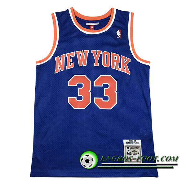 Maillot New York Knicks (EWING #33) 2023/24 Bleu