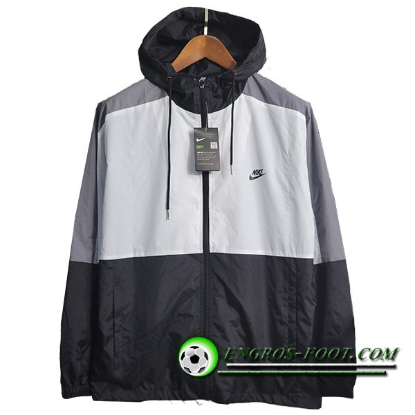 Coupe-Vent Nike Blanc/Noir/Gris 2023/2024