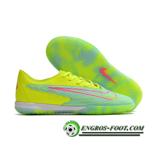 Nike Chaussures de Foot Phantom GX Academy IC Vert/Jaune