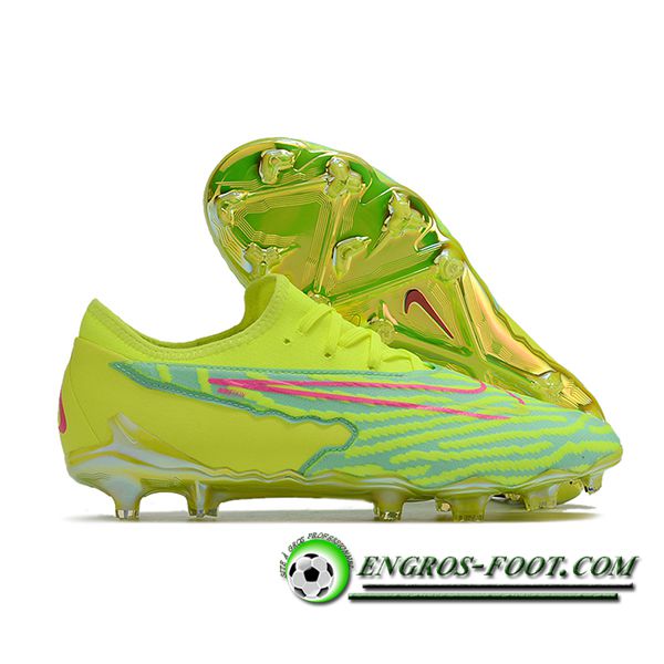 Nike Chaussures de Foot Phantom GX Academy FG Vert/Jaune