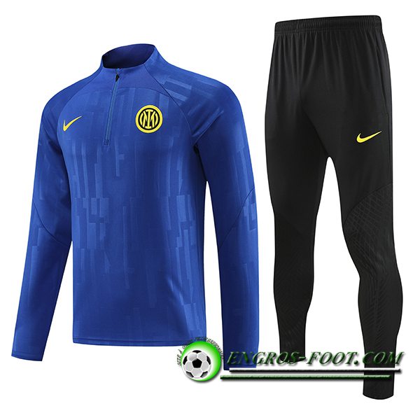 Ensemble Survetement de Foot Inter Milan Bleu 2023/2024