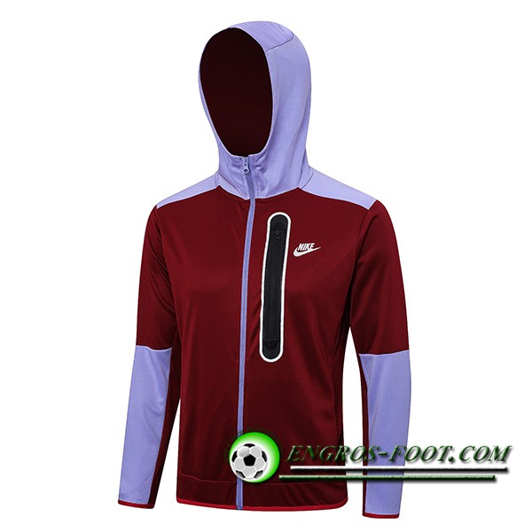 Veste A Capuche Nike Rouge/Pourpre 2023/2024