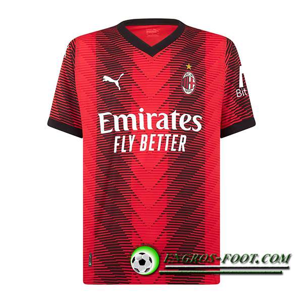 Nouveau Maillot de Foot Milan AC Domicile 2023/2024