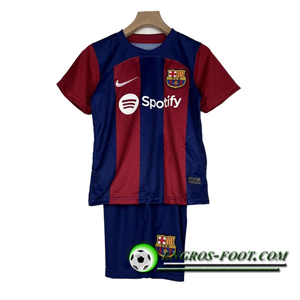 Maillot de Foot FC Barcelone Enfant Domicile 2023/2024