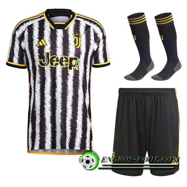 Ensemble Maillot Juventus Domicile (Short + Chaussettes) 2023/2024