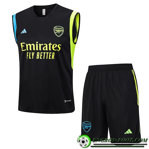 Ensemble Training Debardeur + Shorts Arsenal Noir 2023/2024 -03