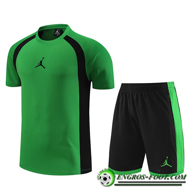Ensemble Training T-Shirts + Shorts Jordan Vert 2023/2024