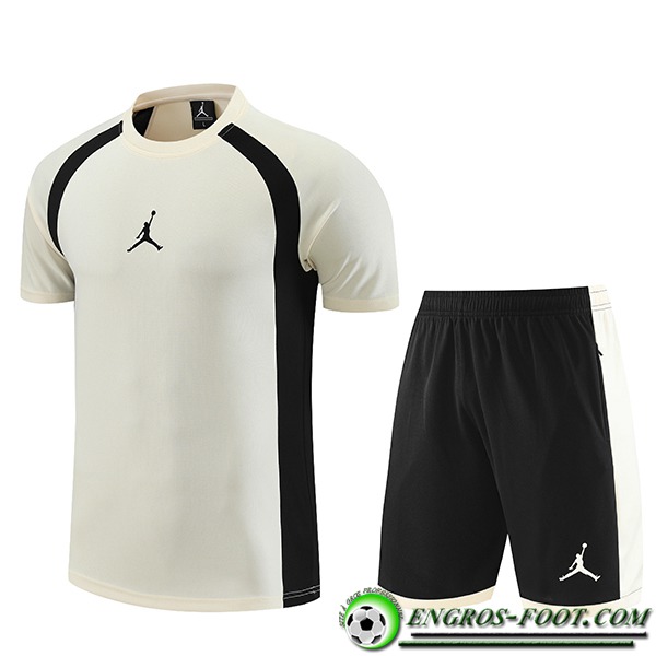 Ensemble Training T-Shirts + Shorts Jordan Blanc 2023/2024
