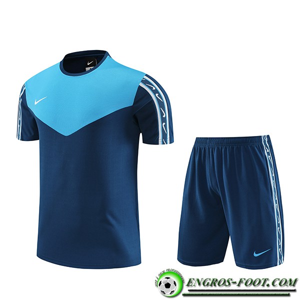 Ensemble Training T-Shirts + Shorts Nike Bleu 2023/2024