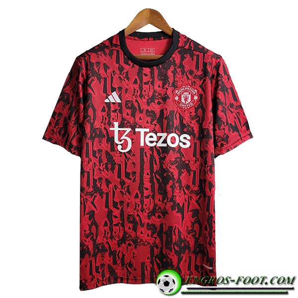 Training T-Shirts Manchester United Rouge 2023/2024