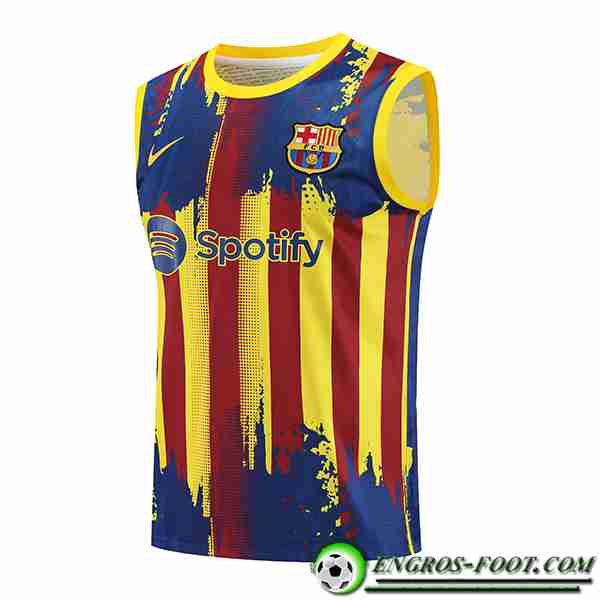 Training Debardeur FC Barcelone Jaune/Rouge/Bleu 2023/2024