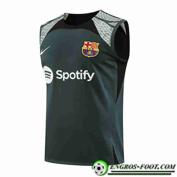 Training Debardeur FC Barcelone Vert 2023/2024 -03