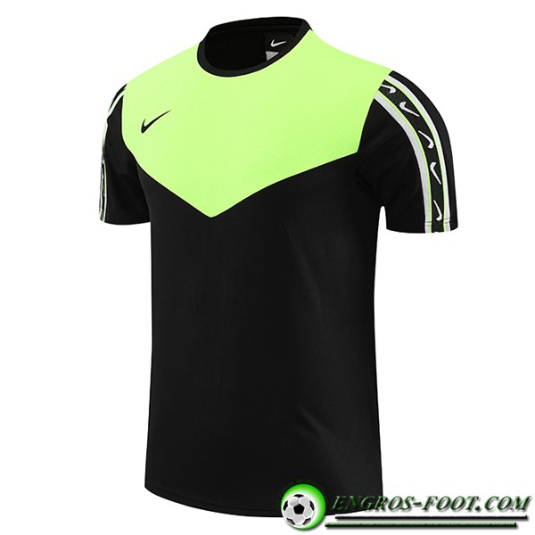 Training T-Shirts Nike Noir/Vert 2023/2024