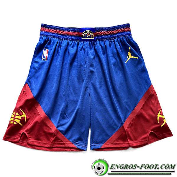 Shorts NBA Denver Nuggets 2023/24 Bleu