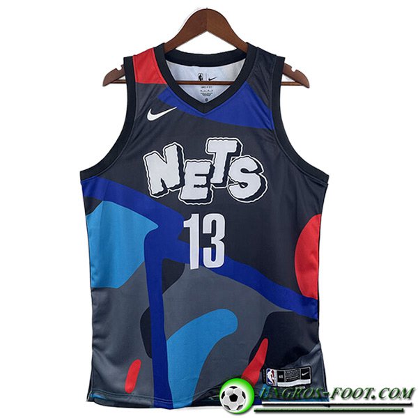 Maillot Brooklyn Nets (HARDEN #13) 2023/24 Bleu/Gris